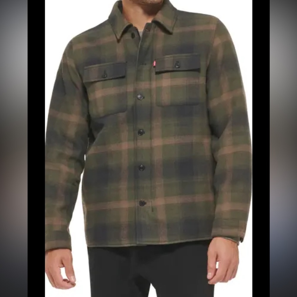 Levi's® Quilt Lined Cotton Shacket (Tall ) NWT